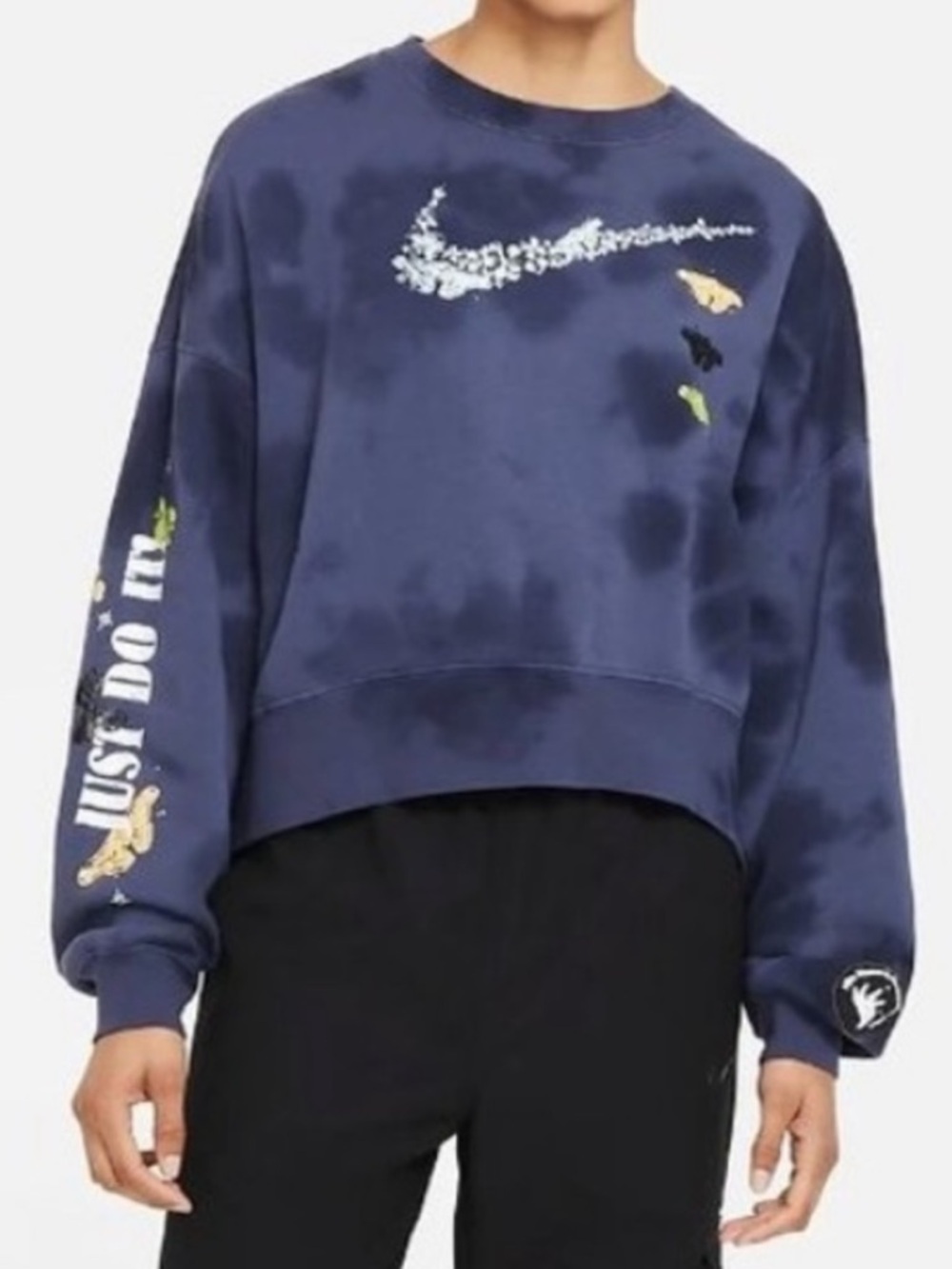 Nike Tie Dye Crewneck Limited Edition Good Sport Butterfly Sweatshirt